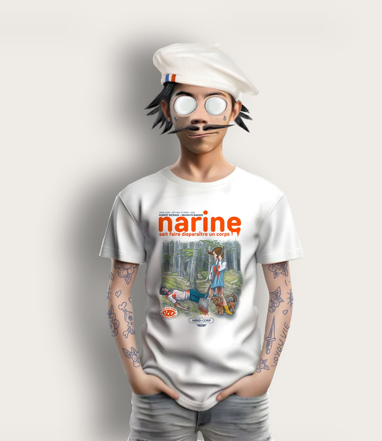 T-SHIRT : Les aventures de Narine : Ballade en forêt