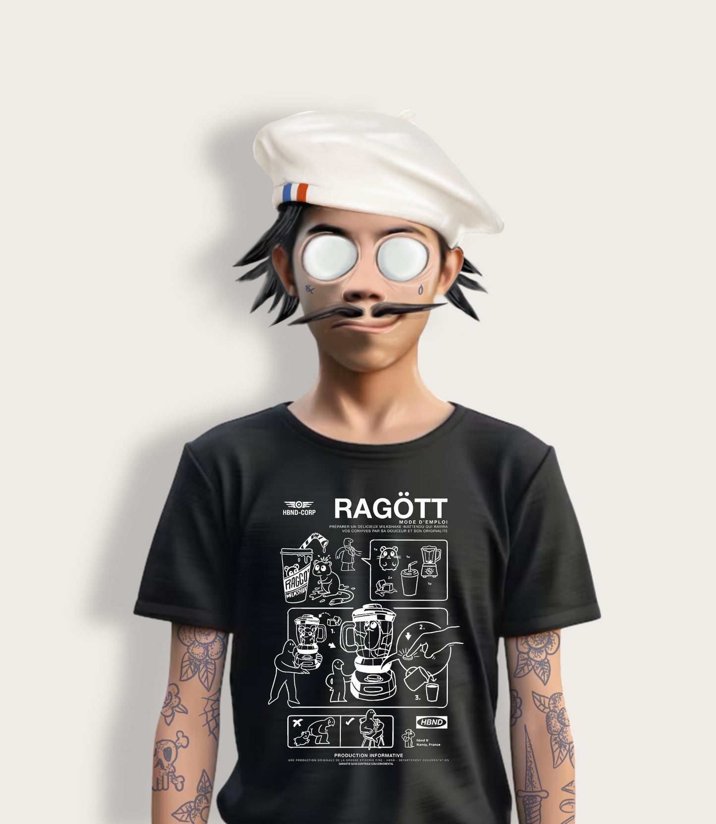 T-SHIRT RAGOTT NOIR