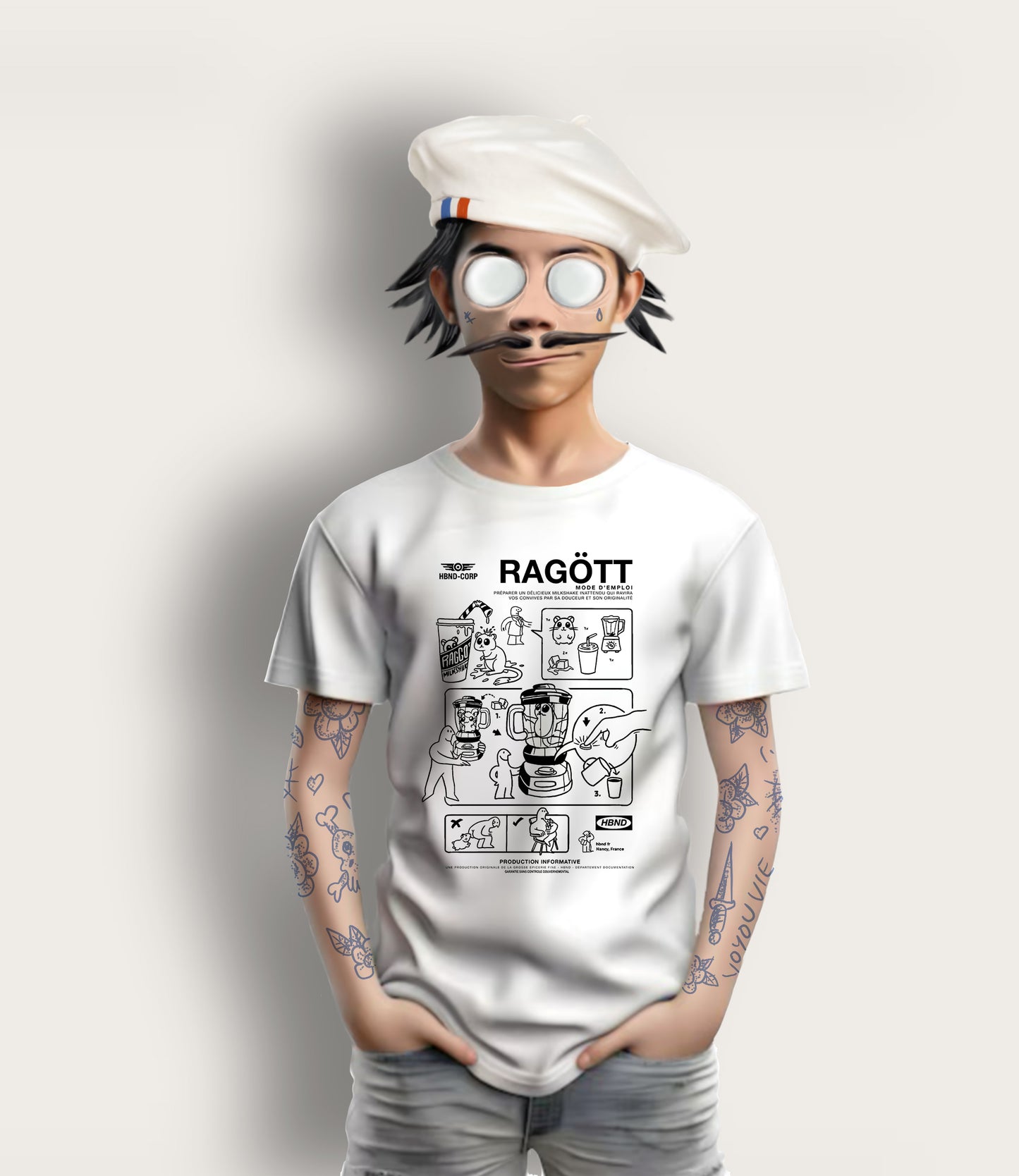 T-SHIRT RAGOTT BLANC