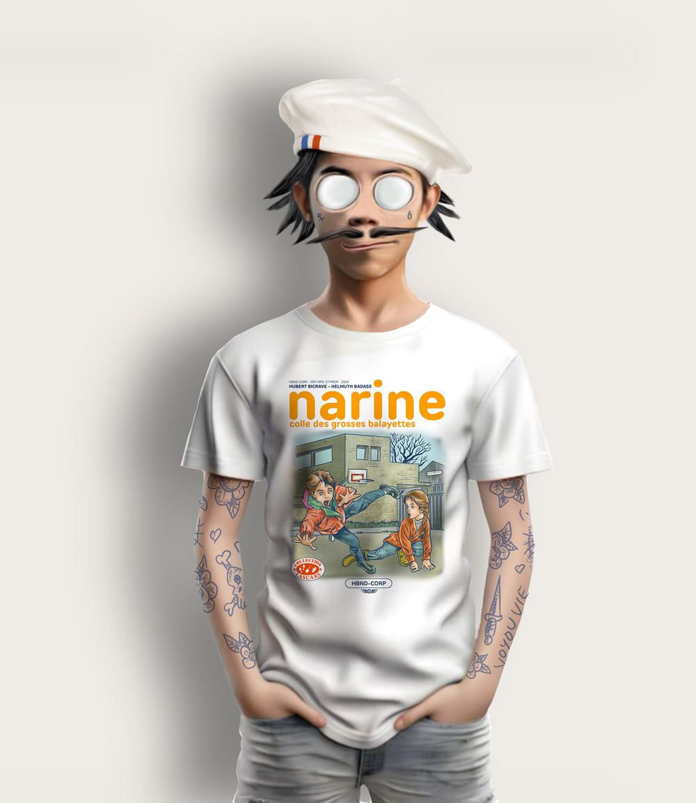 T-SHIRT : Les aventures de Narine : Colle des grosse balayettes