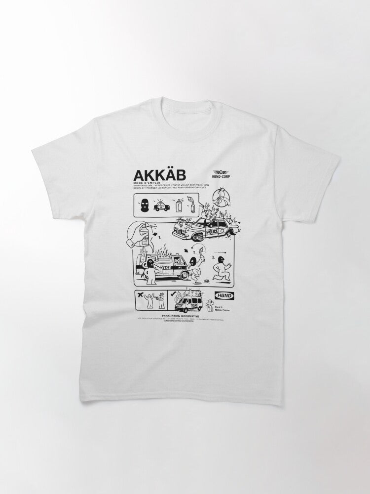 T-SHIRT AKKAB BLANC