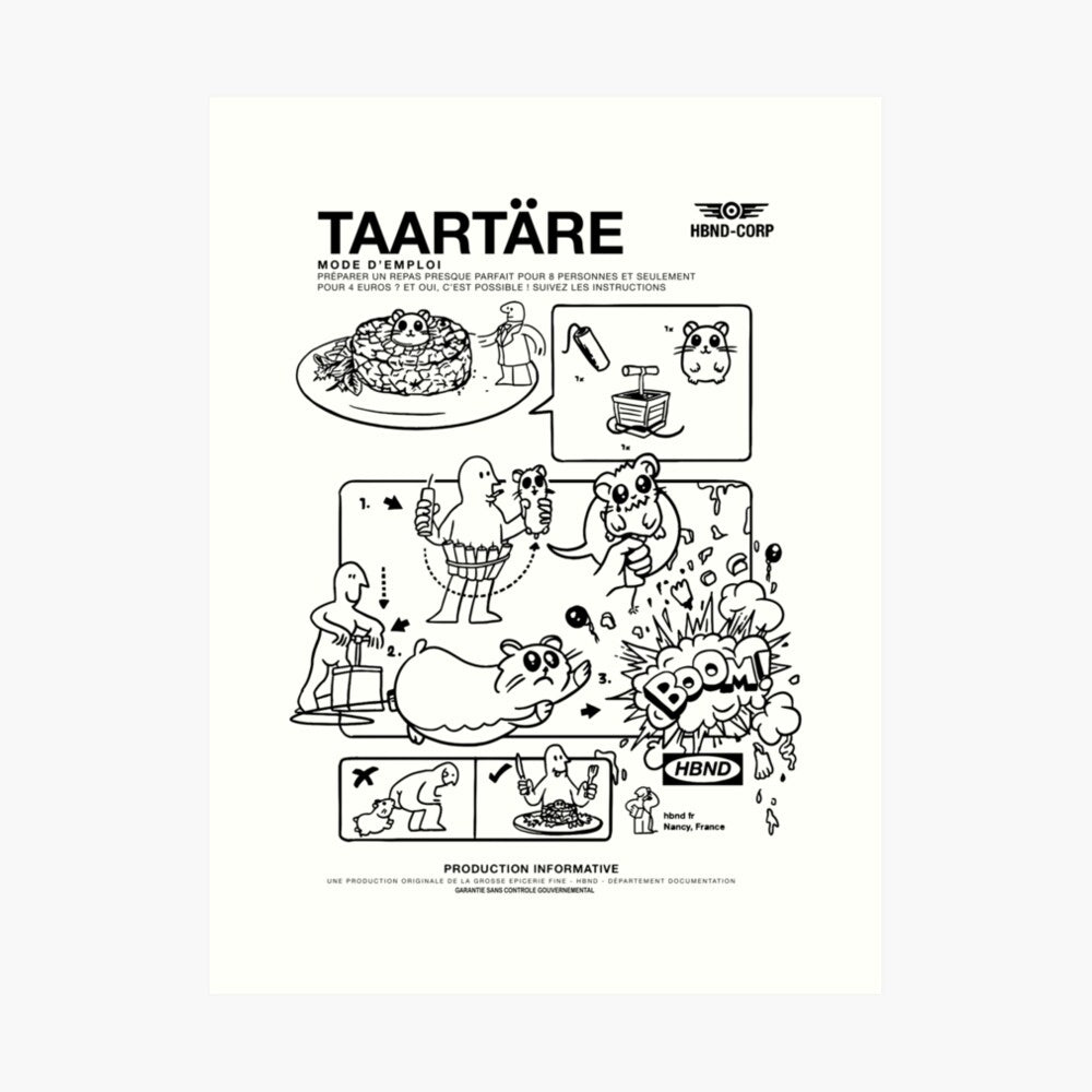 T-SHIRT TAARTARE NOIR